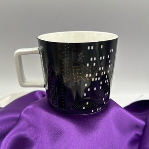 Starbucks New York City Times Square Limited Ceramic Large Coffee Mug Black Cup